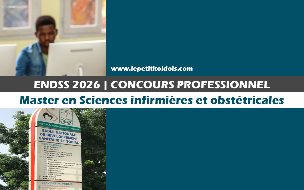 ENDSS | Concours Master en Sciences infirmières et obstétricales
