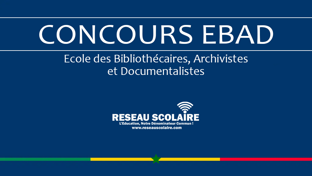 Epreuves Concours EBAD - Ecole des Bibliothécaires, Archivistes et Documentalistes