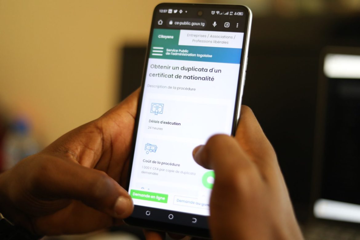 Togo, le gouvernement lance la demande d'un duplicata du certificat de nationalité en ligne en 24h