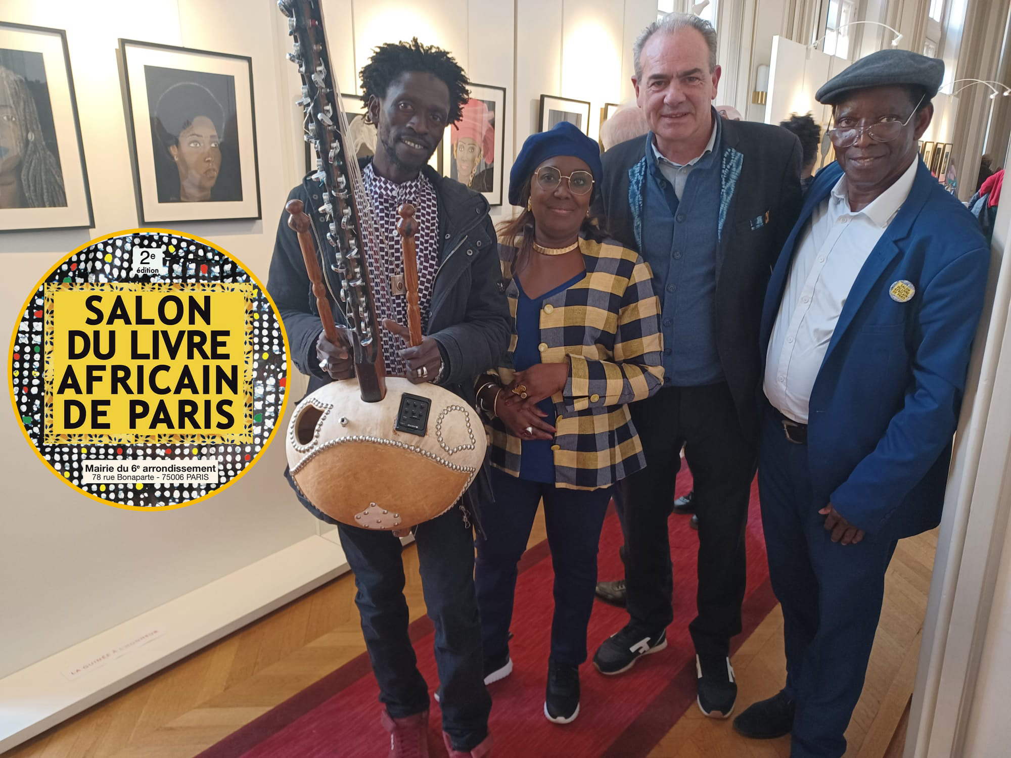 Salon du livre Africain de Paris du 17, 18 et 19 mars 2023.