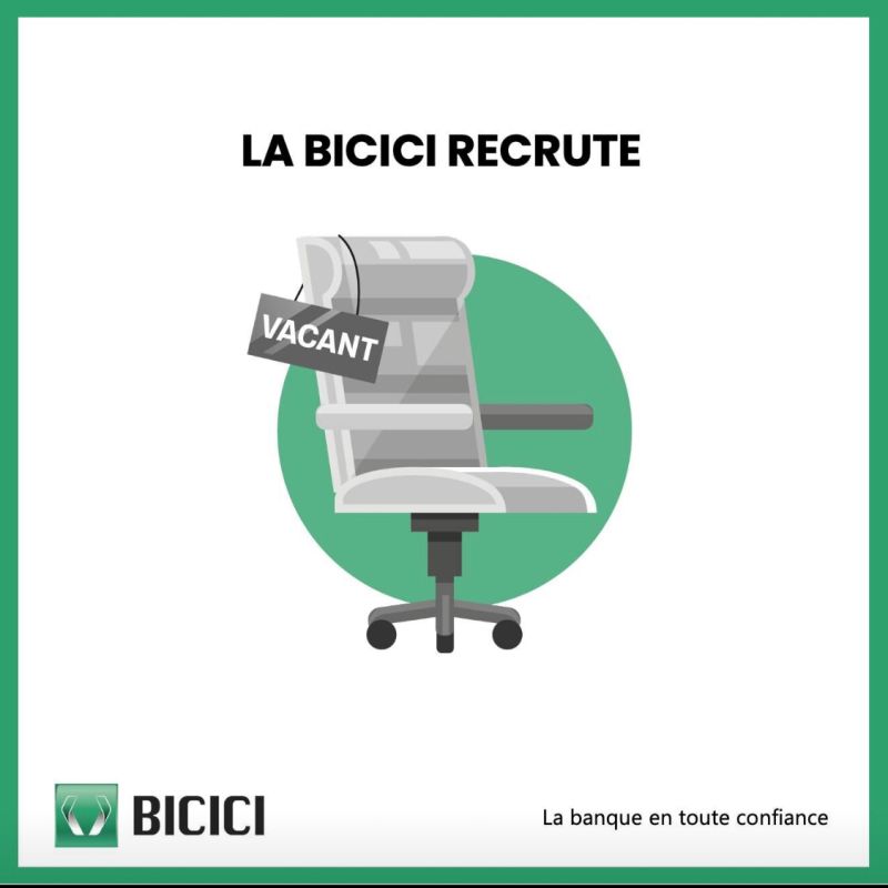 La BICICI côte d'ivoire recrute 04 profils intéressants