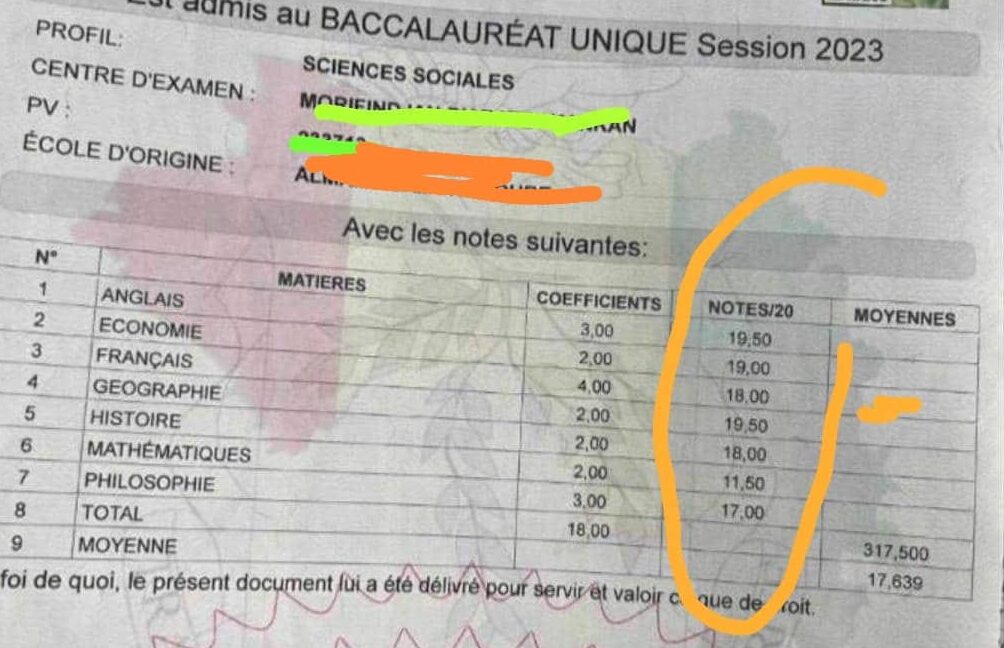 Examens session de 2023 en Guinée : les notes, ont-elles été falsifiées ou reflètent-elles le niveau intrinsèque des candidats ? (Par N’Valy Condé, le Philosophe.)