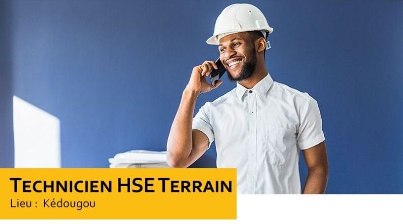 Opportunité d'emploi : Technicien HSE Terrain