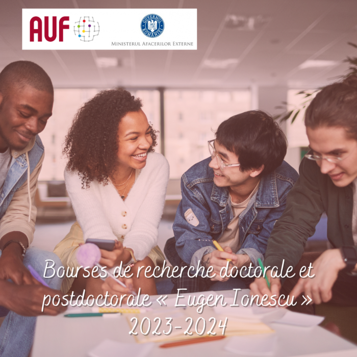 Bourses de recherche doctorale et postdoctorale « Eugen Ionescu » 2023-2024