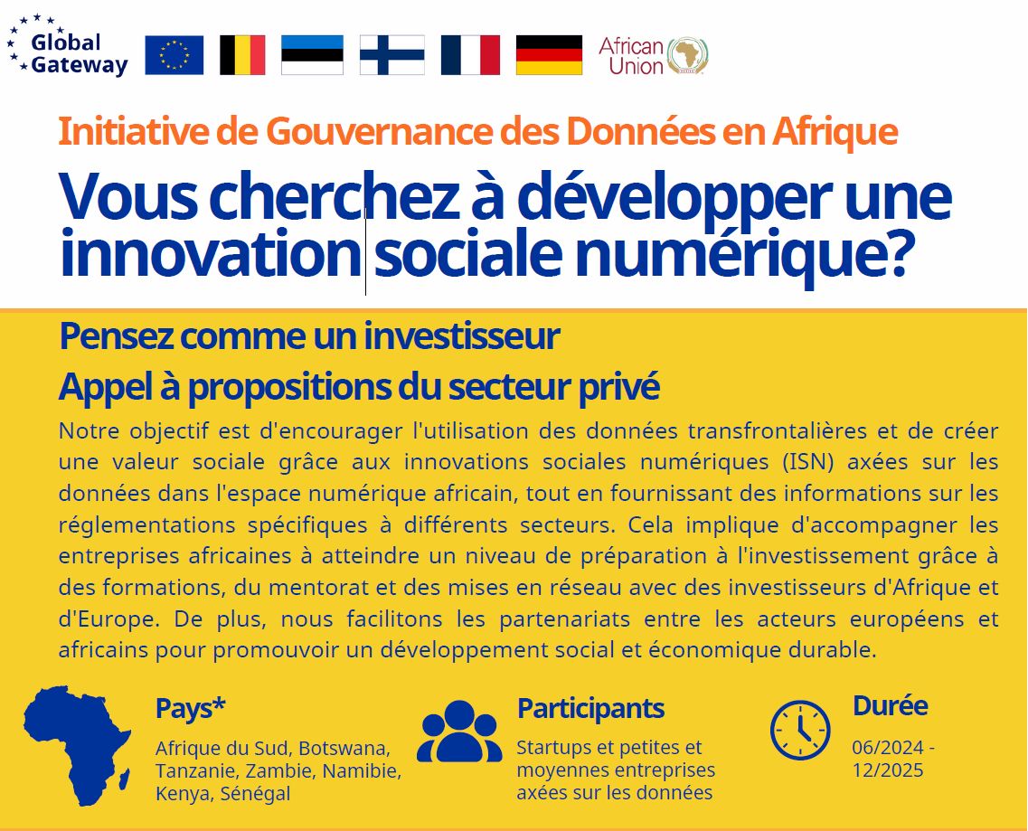 Appel à Candidature : Programme d’Innovation Sociale Numérique en Afrique