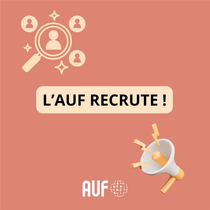 Recrutement : Co-coordonnateur/trice de l'Initiative francophone pour la formation à distance des maîtres (IFADEM) à l'Agence Universitaire de la Francophonie (AUF)