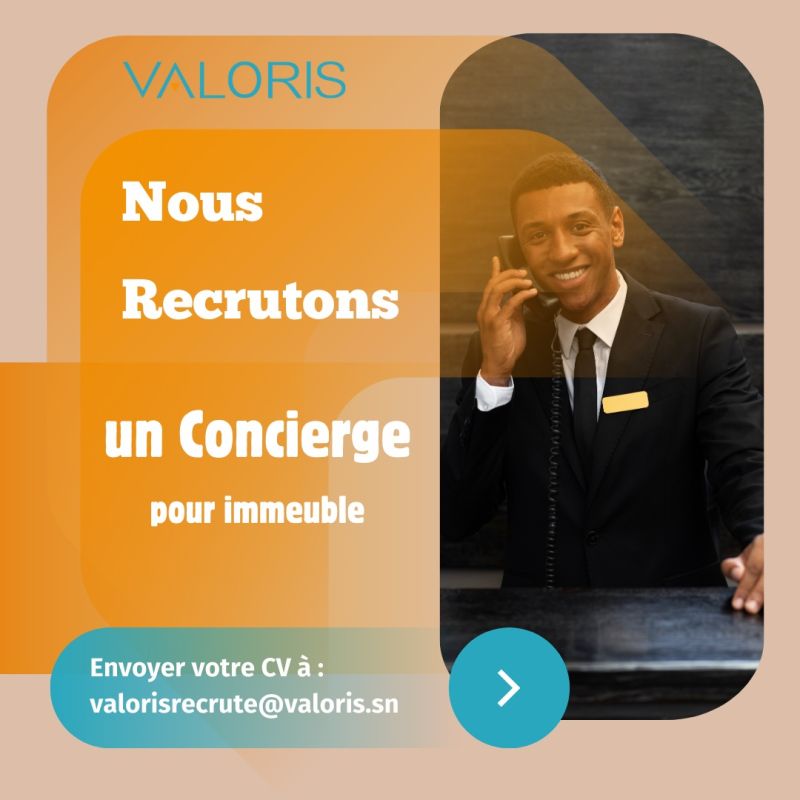 Offre d'emploi _ Concierge d'Immeuble