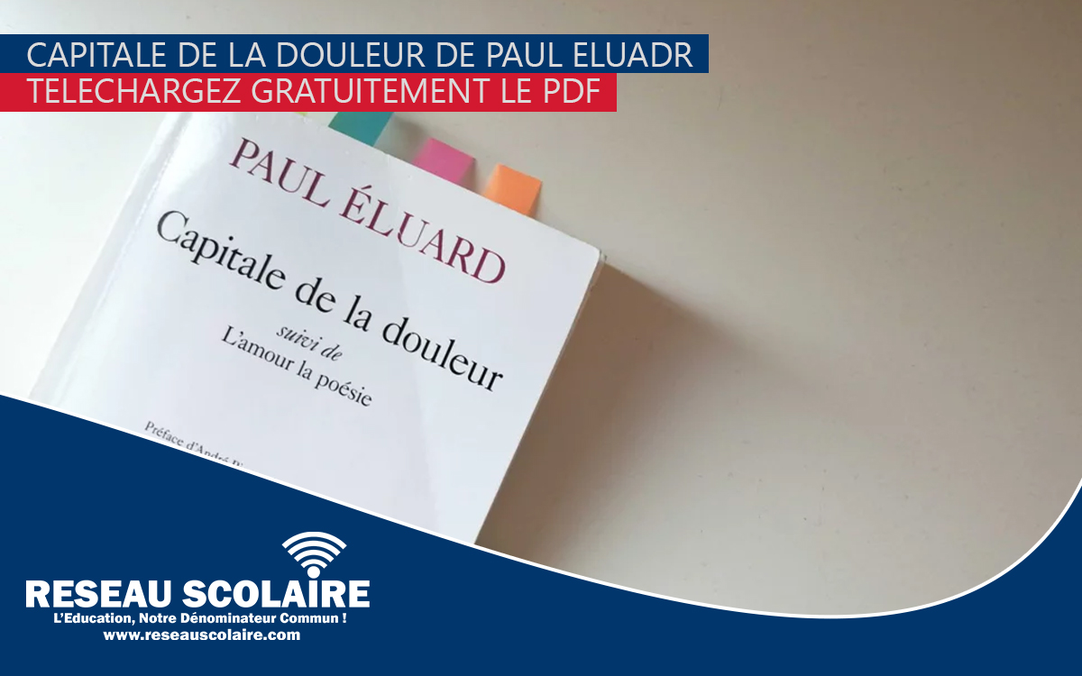 Capitale de la douleur de Paul Éluard : Téléchargez le recueil de poésie emblématique