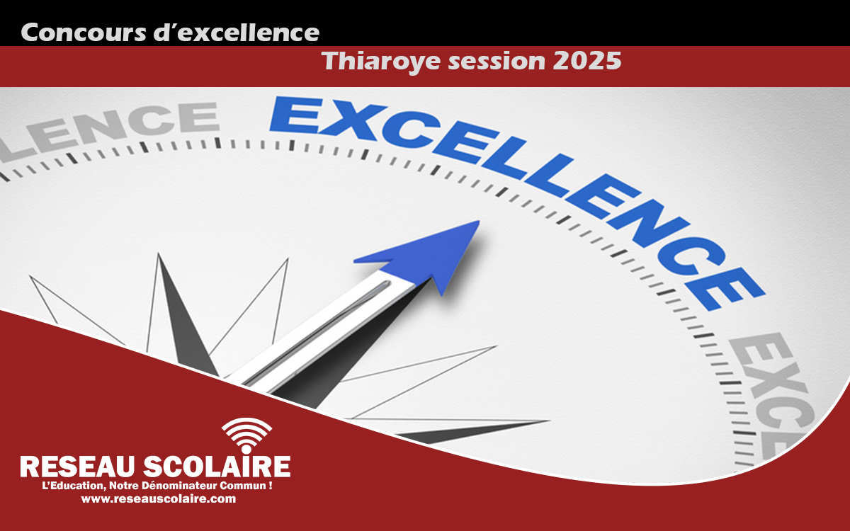 Concours d’excellence de Thiaroye session 2025