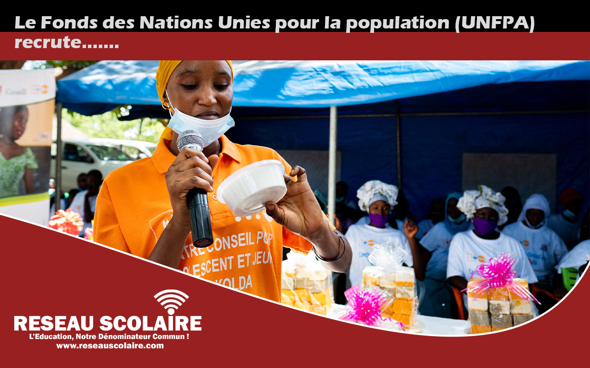 UNFPA Sénégal recrute 02 Stagiaires pour la Sensibilisation Communautaire et la Communication à Kolda et Tambacounda