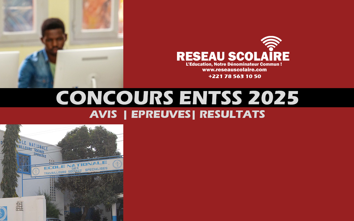 Concours ENTSS 2025 | Ecole Nationale des Travailleurs Sociaux Spécialisés