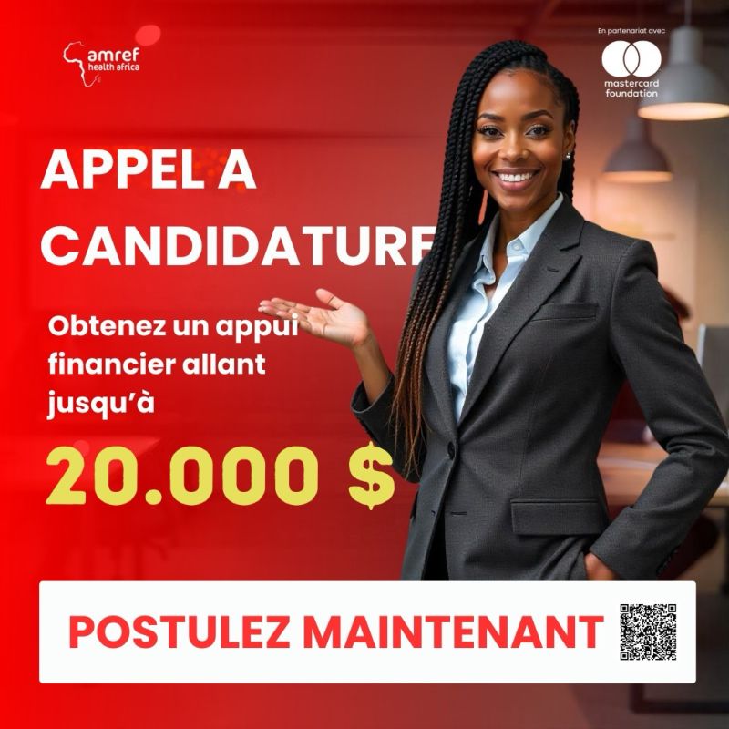 Amref health africa et Fondation Mastercard lance un appel à candidature pour soutenir des entrepreneurs sociaux