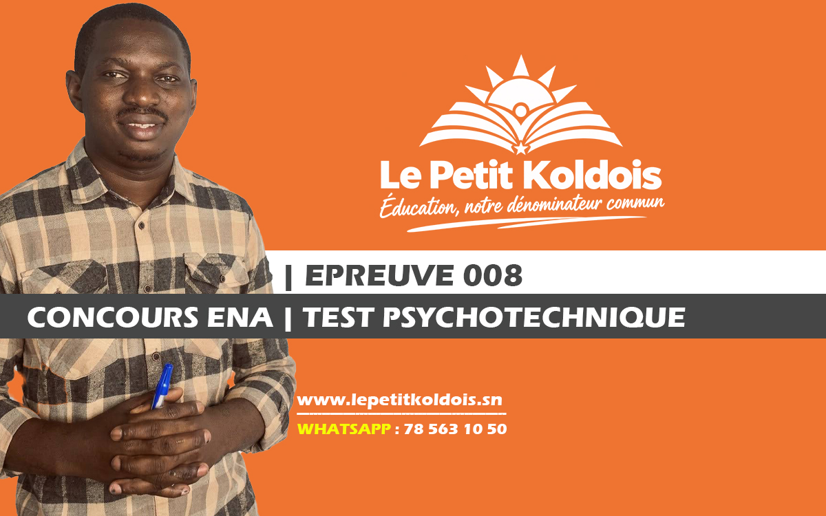 EPREUVE 8 | 05 EXERCICES