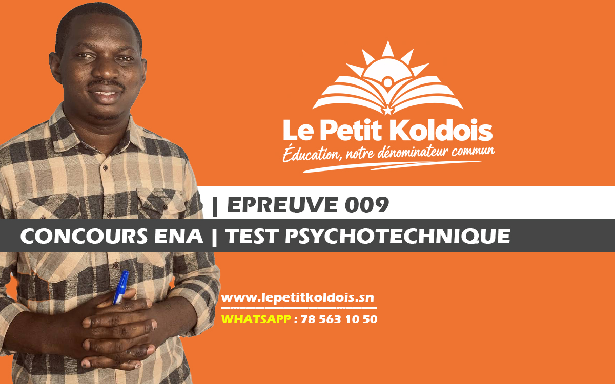 EPREUVE 9 | 05 EXERCICES